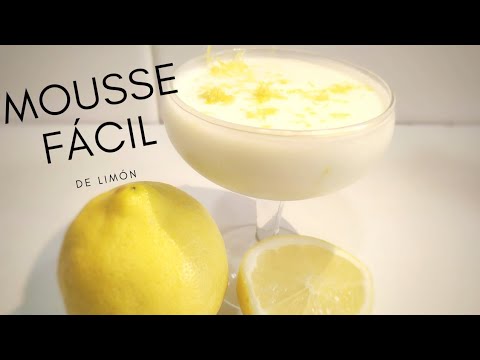 Mousse de limón con leche condensada y yogur: ¡Un postre delicioso y fácil de preparar!