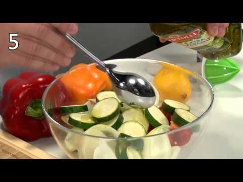 Brochetas de verduras a la plancha: receta fácil y deliciosa