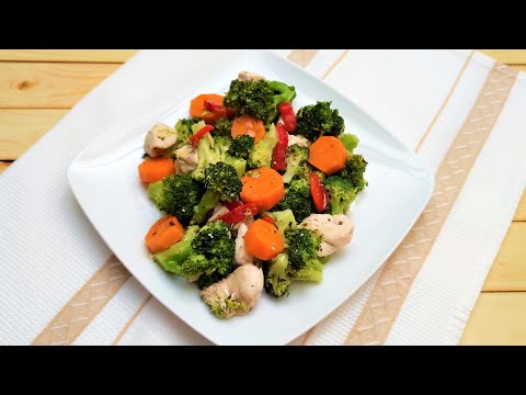 Deliciosa receta de pollo y brócoli para una comida saludable