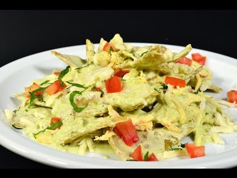 Chilaquiles verdes con chile poblano: la mejor receta