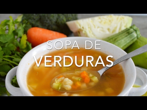 Sopa de verduras mexicana: receta sabrosa y saludable